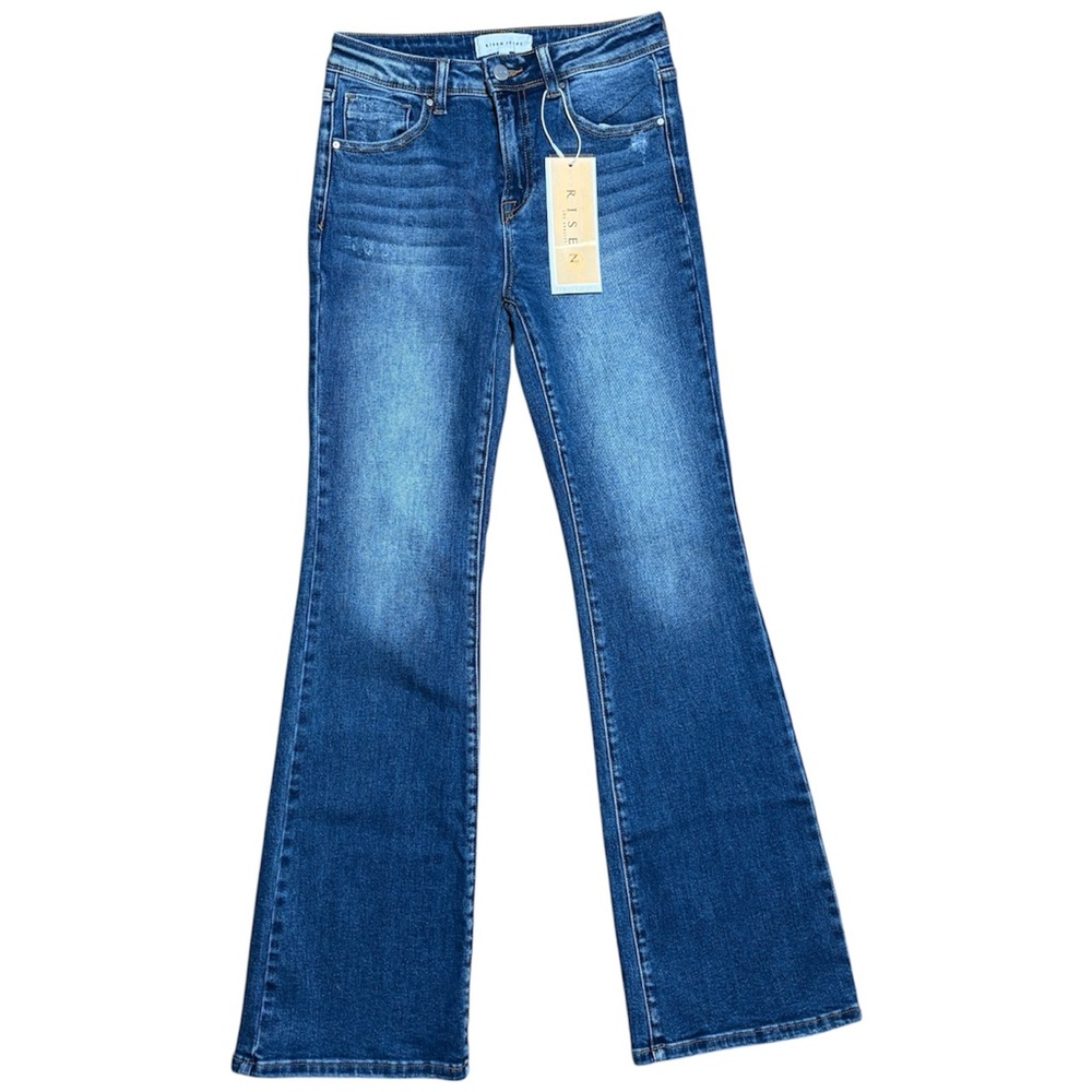 Risen Jeans Medium Wash Bootcut Jeans NWT Sz 5/27 Waist
